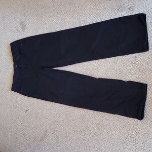 High rise straight leg jean